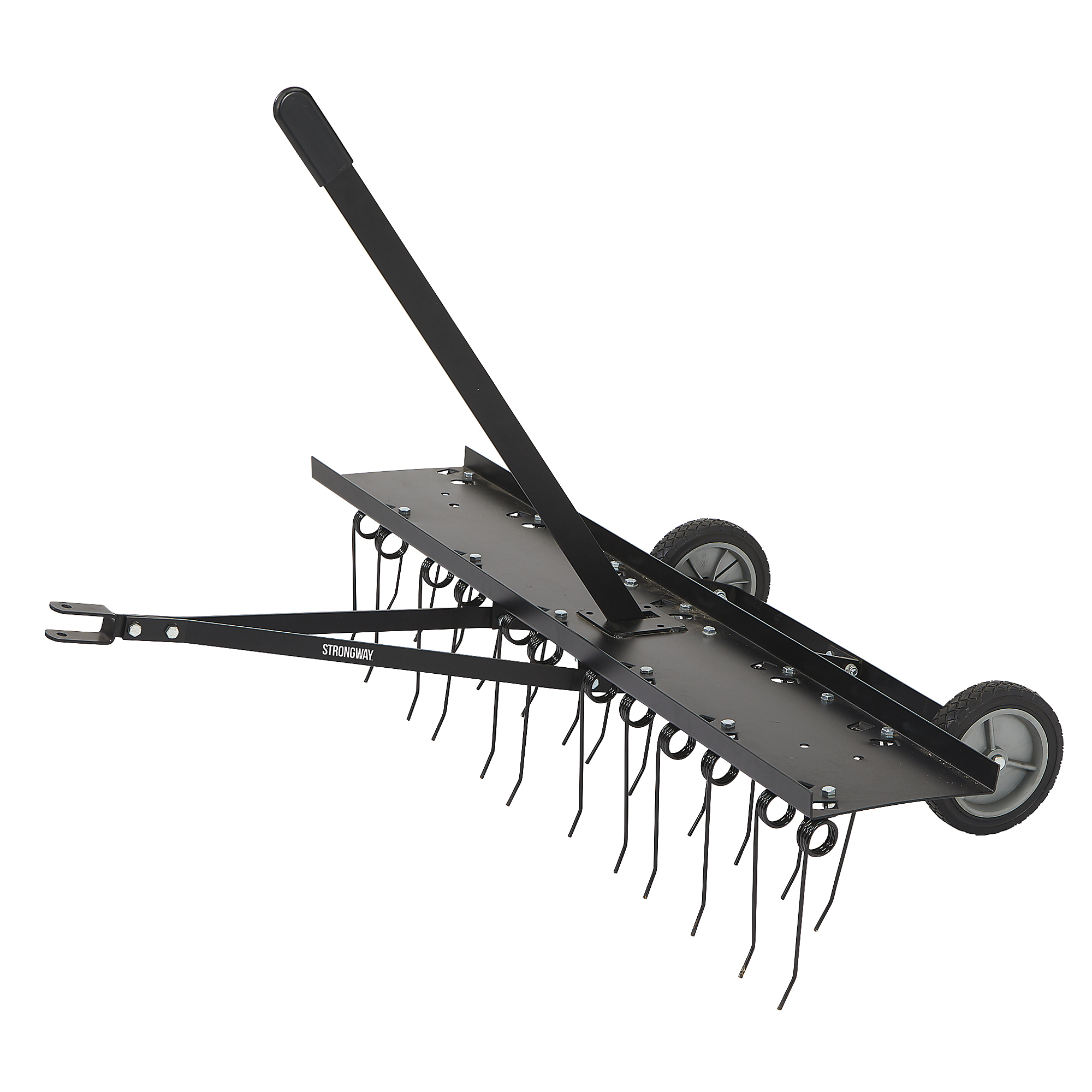 Strongway 48in. Dethatcher, 24 Tines, 7in. Poly Wheels